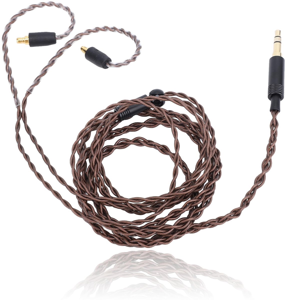 Dailygoods- Vervangingskabel 1.2M - Upgrade Kabel - Hoofdtelefoon Kabel - 3.5Mm Plug - Schokbestendig - Duurzaam Design - Headphone Kabel