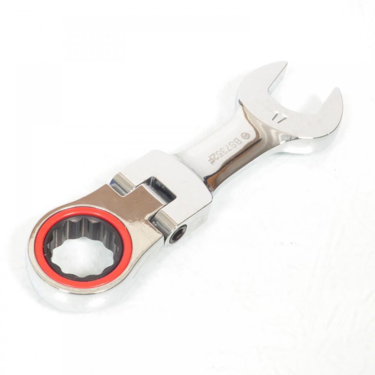 Clé plate oeil cliquet pivotant Bike Service pour auto 17mm Neuf