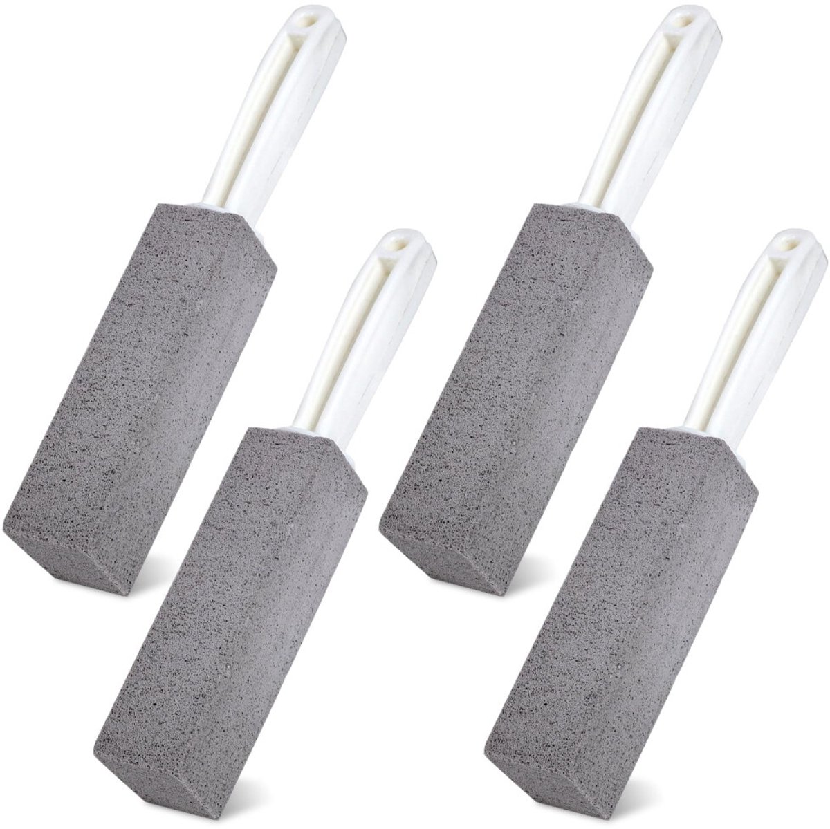 Puimsteen voor toiletreiniging met handvat (4-delige set)