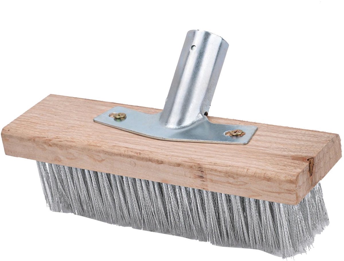 Dailygoods- Draadborstel 50 Cm - Roestvrijstalen Reinigingsborstel - Vloerborstel - Geschikt voor Garages/Beton - Duurzaam Materiaal - Zware Ontsmettingskracht