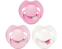 Difrax LOVI Fopspeen Dynamisch - Prime Tutti Frutti - 0 tot 6 Maanden - Roze - 3 Stuks