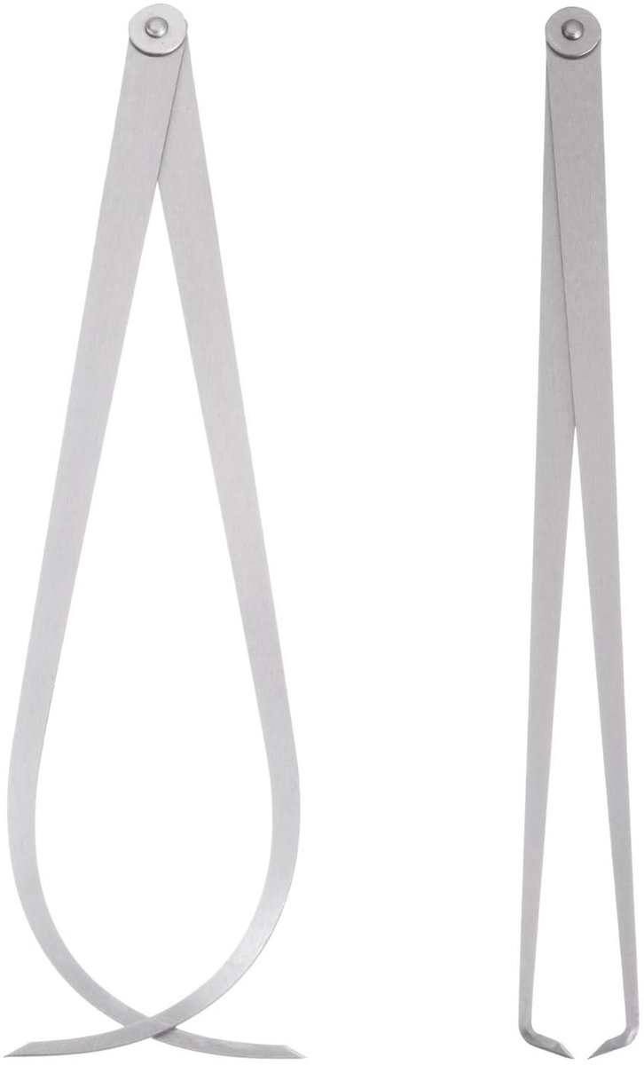 Dailygoods- Schuifmaat 35,5 cm - Roestvrij Staal - Buitenafmetingen - Binnendiameter - Corrosiebestendig - Hoge Hardheid