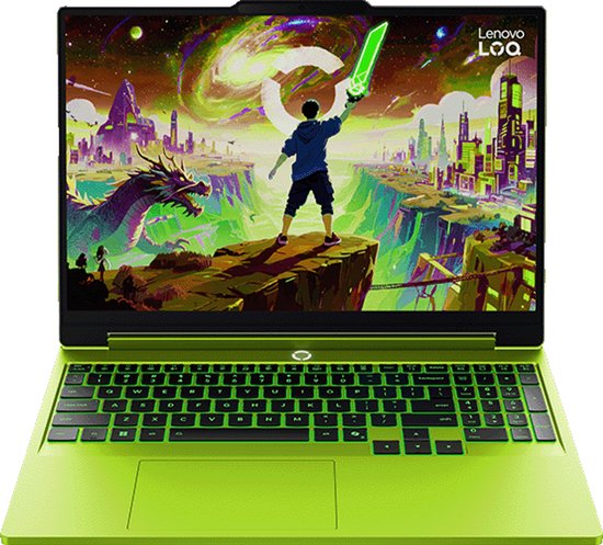 Lenovo LOQ 15 Laptop - AMD Ryzen™ 7 250 - 16GB RAM -NVIDIA® GeForce RTX™ 5060-laptop-GPU 8GB GDDR7 - Windows 11 Home 64 - Lenovo - Hoofdafbeelding