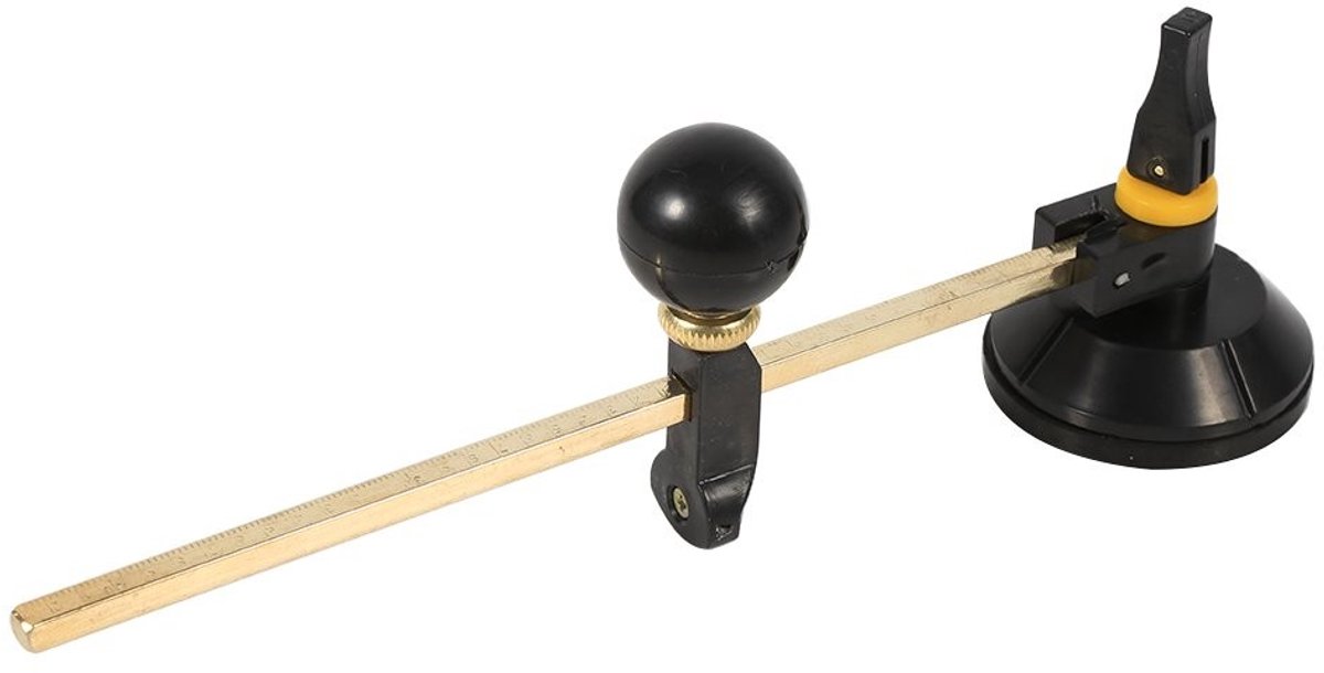 Dailygoods - Verstelbare Kompassen - Glazen Cirkel Snijden - Ideaal voor Hobbyisten - Max. 40cm Ronde Diameter - Handig en Nauwkeurig - Voor Creatieve...