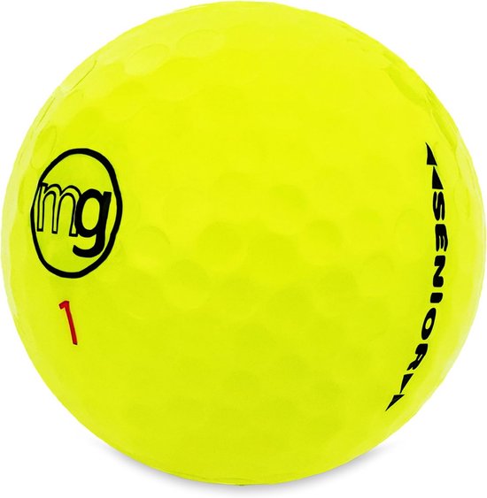 Golfballen Senior - Afstand ballen - Meer afstand slaan - Extra vluchtlengte - 12 stuks - Geel — afbeelding 2