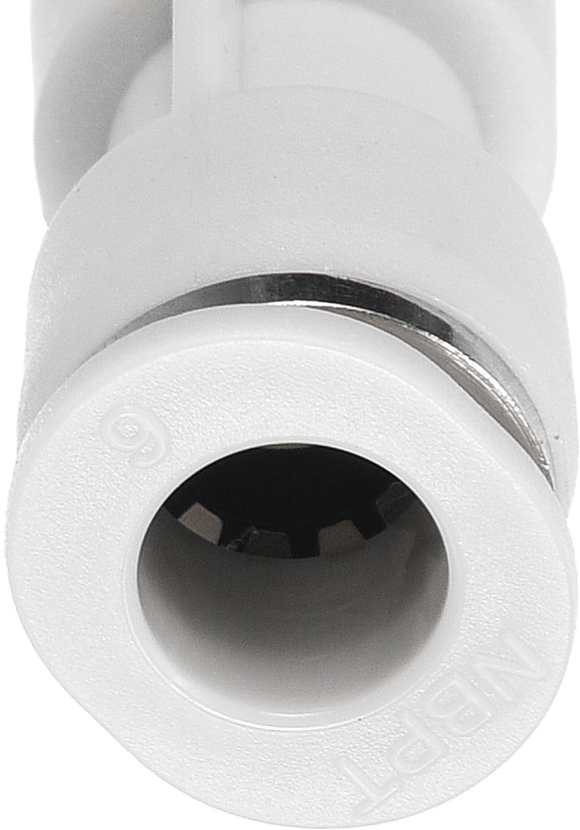 Dailygoods- Fittingen 6mm naar 3mm - 5 Stuks - Pneumatische Luchtslang Connectoren - Snelkoppeling - Eenvoudige Installatie - Lekvrij - Luchtconnector