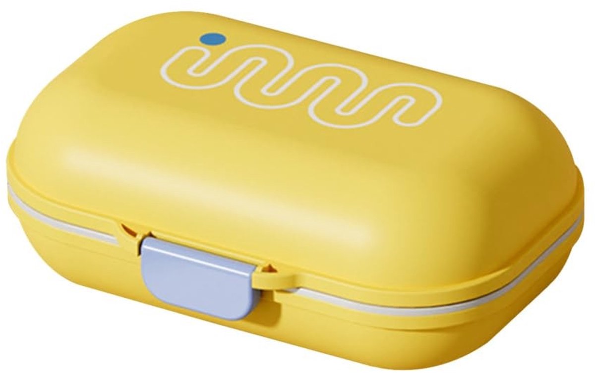 Dailygoods- Zeepbakje Draagbaar - Waterdicht Zeepdoosje met Deksel - Afneembare Afvoerbak - Dubbellaags - Hygiënisch Ontwerp met Afvoergaten - Zeepdoos