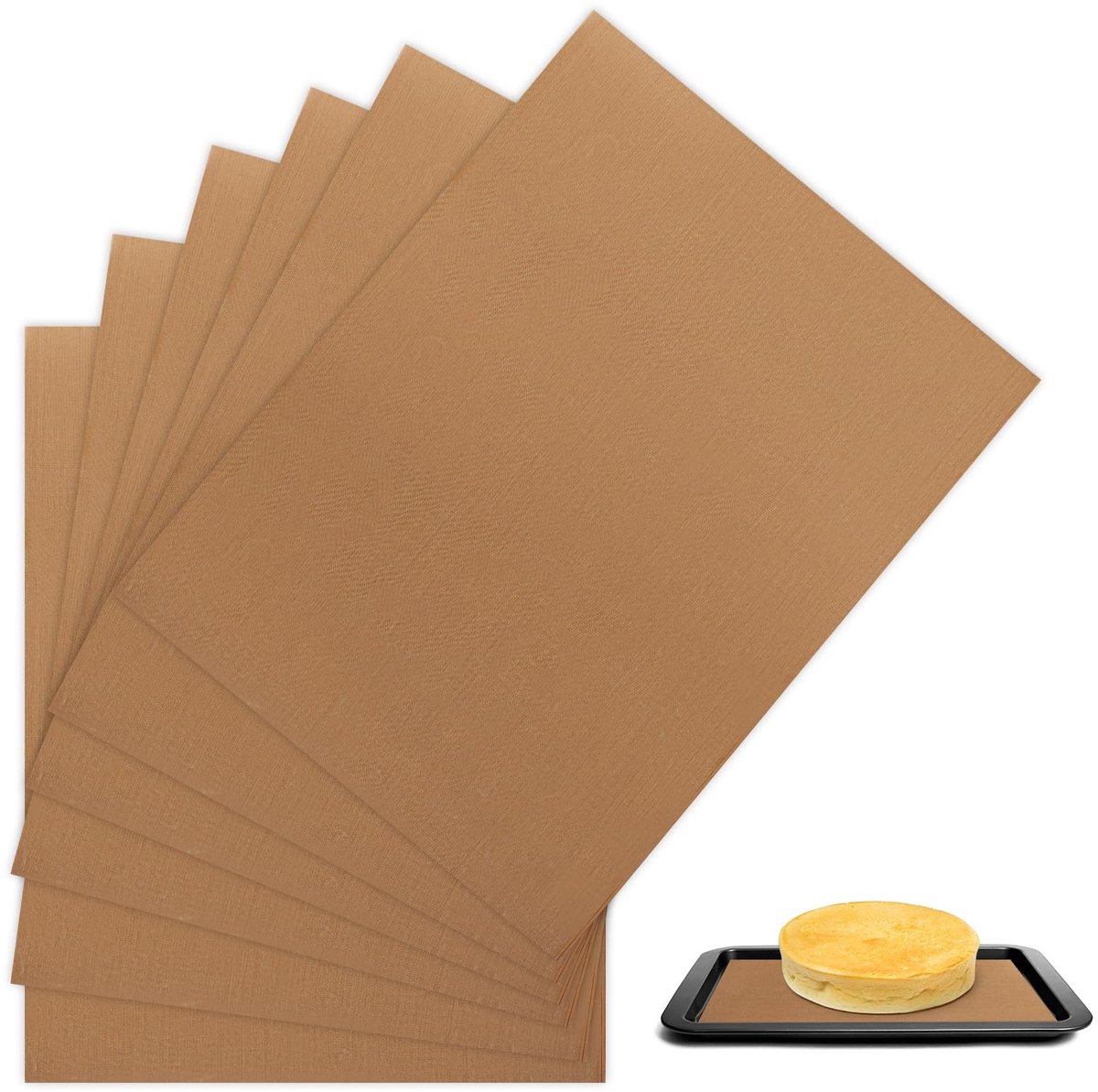 Dailygoods - Bakmat - Herbruikbare bakplaat - Professionele kwaliteit - 30x40cm - Antiaanbaklaag - Geschikt voor ovenschalen - Glasvezel