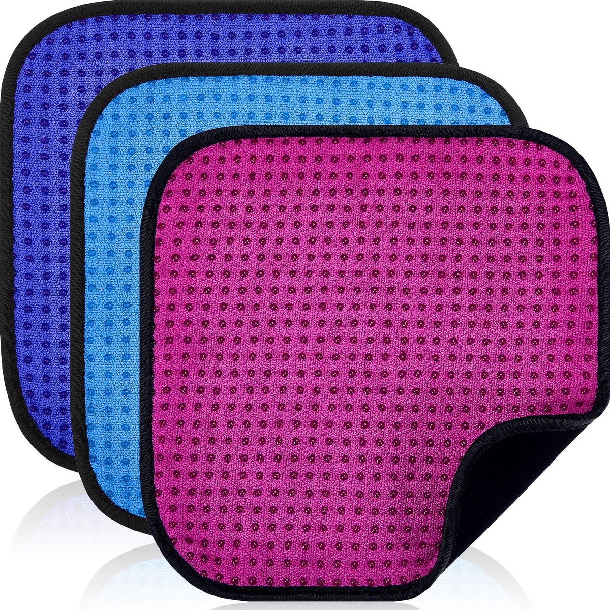 Dailygoods- Shammy Pad 20 x 20 cm - Microvezeldoek - Vaatdoek - Bowlingbal Handdoek - 3 Stuks - Geschikt voor beginners en ervaren bowlers