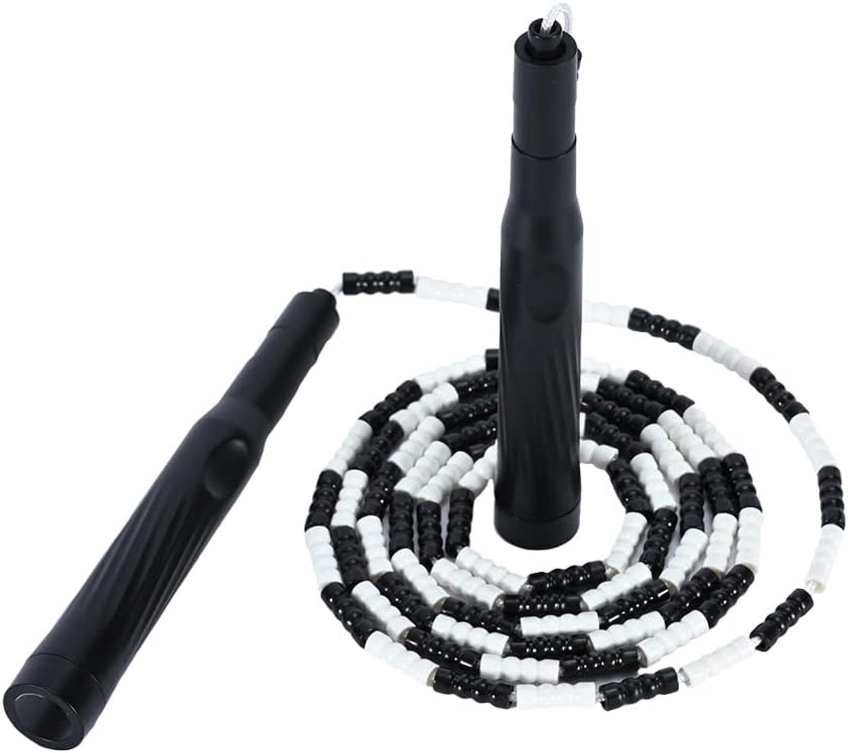 Zacht Kralen Springtouw - Fitness Touw - Outdoor Fitness - Verstelbare Lengte - 3 Meter - Zwart