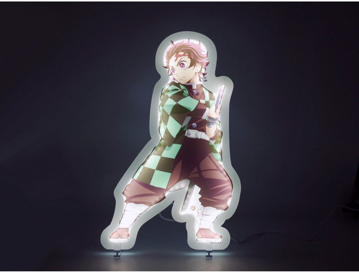 Beeldje Demon Slayer Tanjiro no Yaiba Nezuko Kamado neon lamp