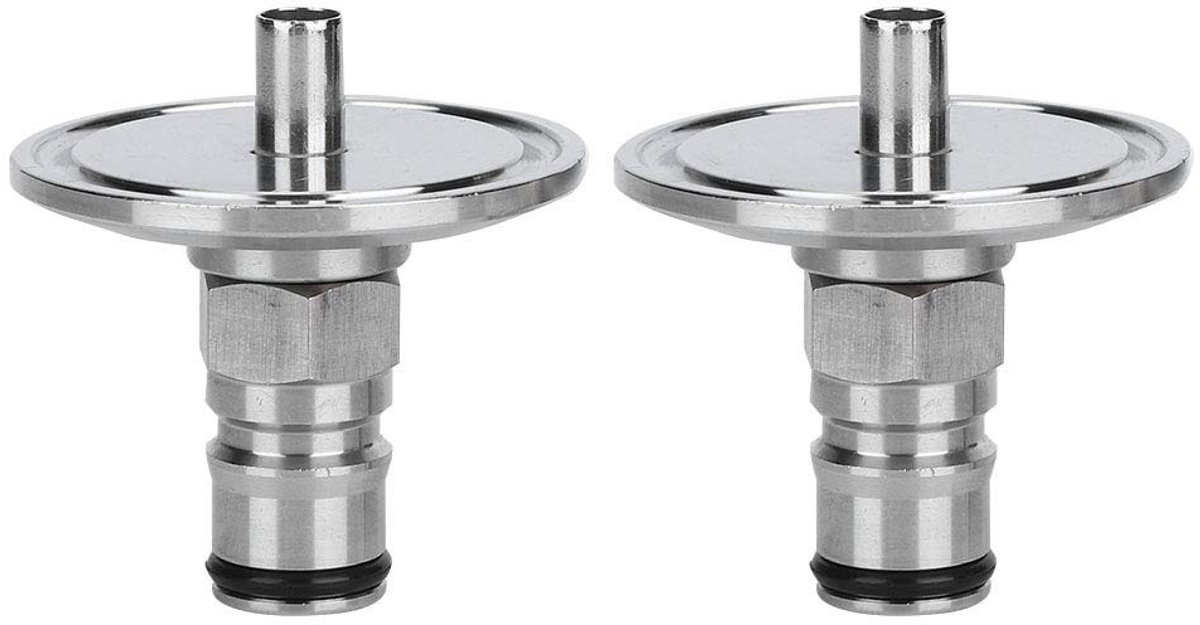 Dailygoods - Rvs Homebrew Vaatje - Tri-Clamp Adapter - Duurzaam en Corrosiebestendig - 1.5 Inch - Brouwen Accessoires - Voedselveilig - Voor Thuisbrou...