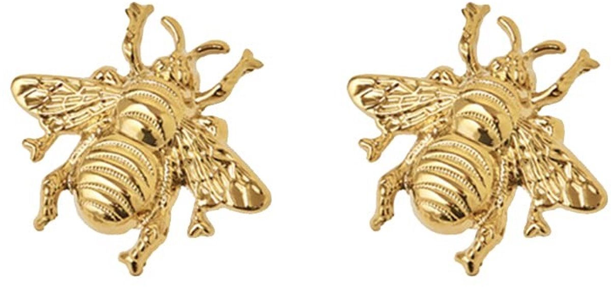 Dailygoods- Kastknoppen Vintage Bijenontwerp - Gouden/Koperen Handgrepen - Decoratieve Acc