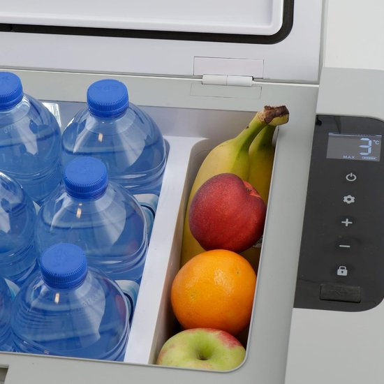 Draagbare koelbox - Compressie koeler - Reizen en kamperen - Koelt en vriest in - 25 liter - Zwart — afbeelding 4