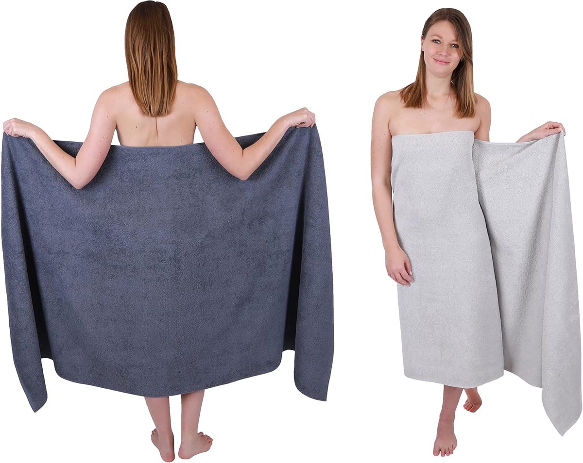 XXL Badhanddoeken - Luxe Baddoeken - Badkamer Comfort - Zachte Terry Kwaliteit - 2 stuks 1