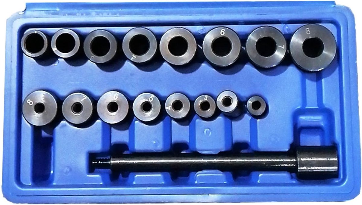 Koppeling Centreergereedschap - Uitlijning Set - Motor Reparatie - 17 Delig - Universeel - Zwart