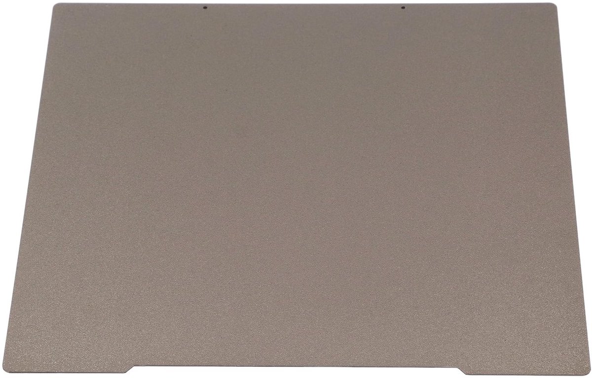 Dailygoods- Bouwplaat Dubbelzijdig - Flexibel 3D-printerbedplatform - 254 x 241 Mm - Geschikt voor PLA/ABS/PETG - Glad/getextureerd oppervlak - Eenvoudig te reinigen - 3D-printerbed