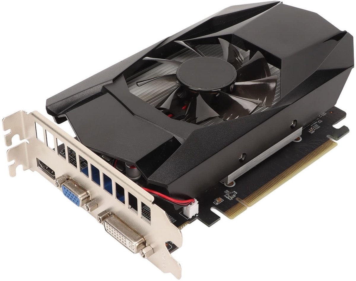 Dailygoods- Grafische Kaart 4GB GDDR5 - DirectX 11 Ondersteuning - PCI Express X16 2.1 - 1000MHz Kernfrequentie - Lage Temperatuur - Stille Ventilator - Videokaart
