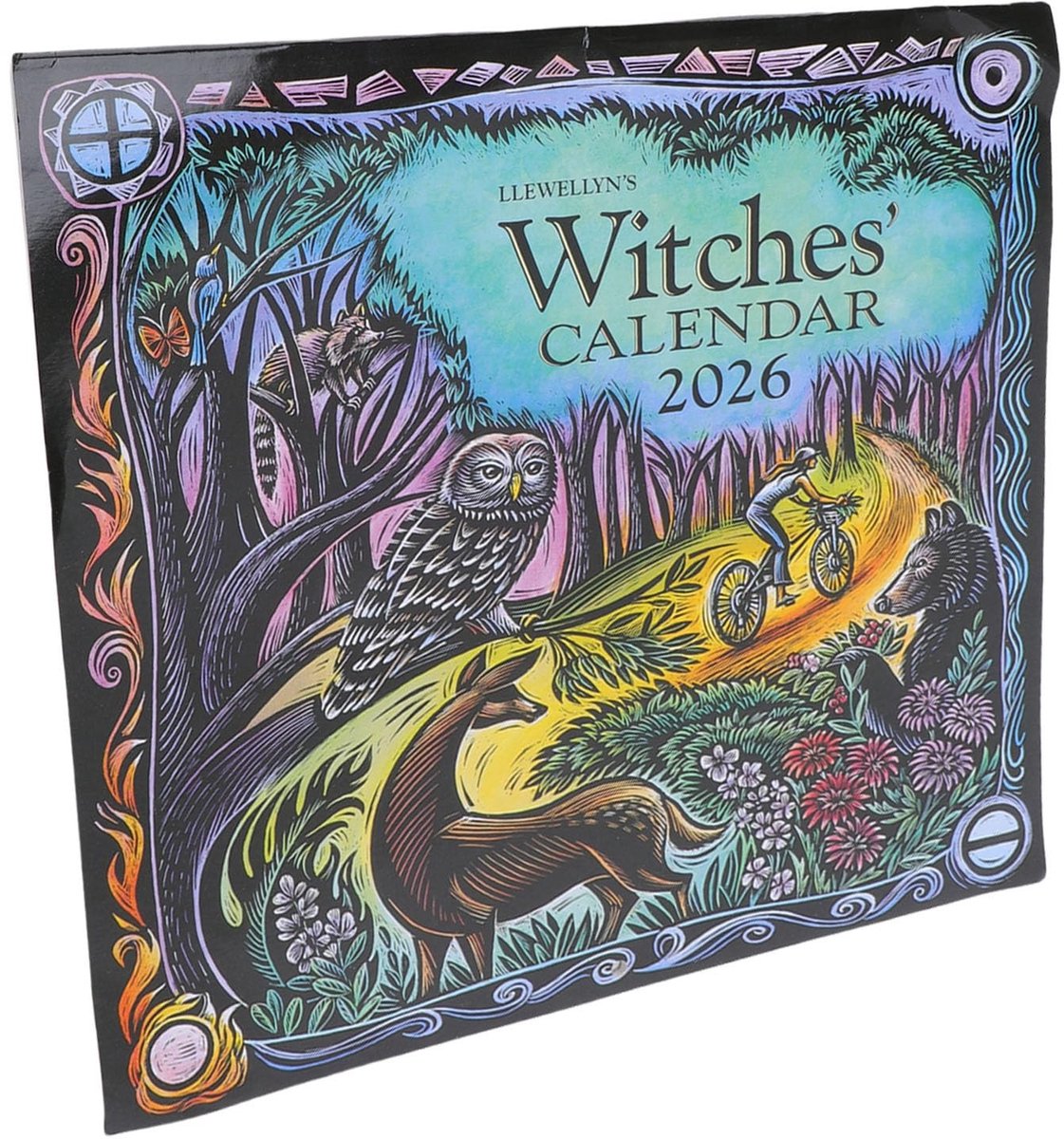Dailygoods- Heksenkalender 2026 - Dagelijkse Magische Planner - Astrologische Inzichten - Maanfasen - Zaaien/Oogsten - Premium Afdrukken - Kalender