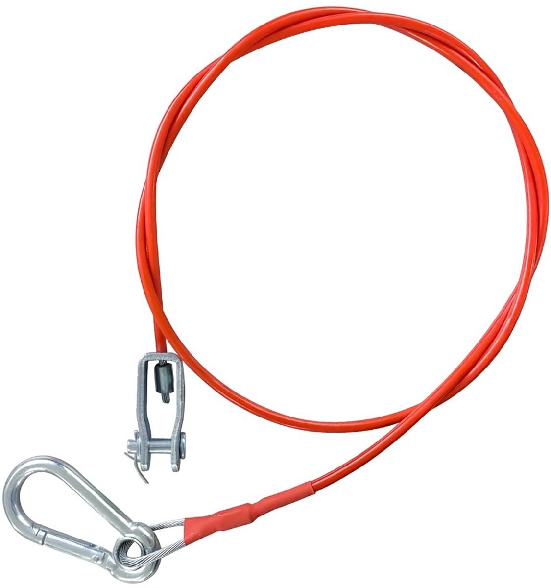 Dailygoods- Afscheurkabel 1 m - Veiligheidstouw - Remkabel - Vangkabel - Aanhangerbeveiliging - Hoogwaardig materiaal