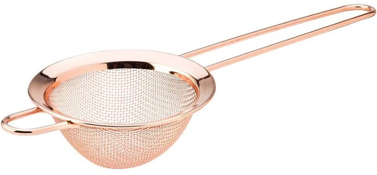 Dailygoods- Cocktailzeef roestvrij staal - Fijnmazige filter - Baraccessoires - Kegelontwerp - Duurzaam - Gemakkelijk te gebruiken - Zeef