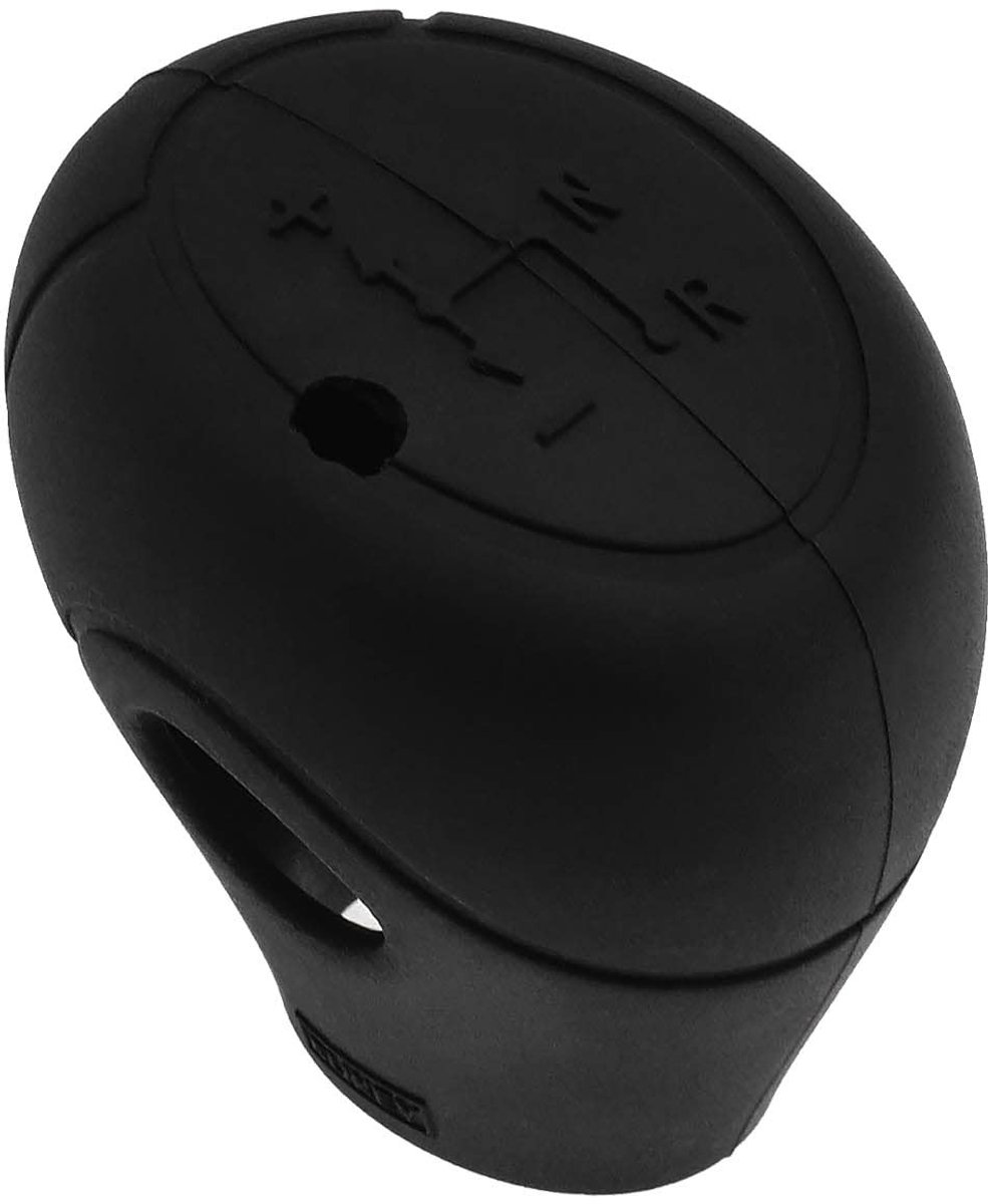 Dailygoods- Pookknop Cover - Siliconen - Antislip - Bescherming - Compatibel met Smart Fortwo 450/451/452 (2009-2014) - Zwart - Milieuvriendelijk - Versnellingsknop