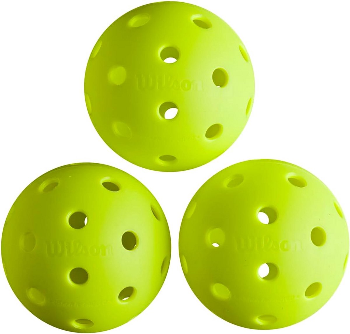 Pickleball Ballen - Sportballen - Buitensporten - Officiële Maat - 3 Stuks - Geel