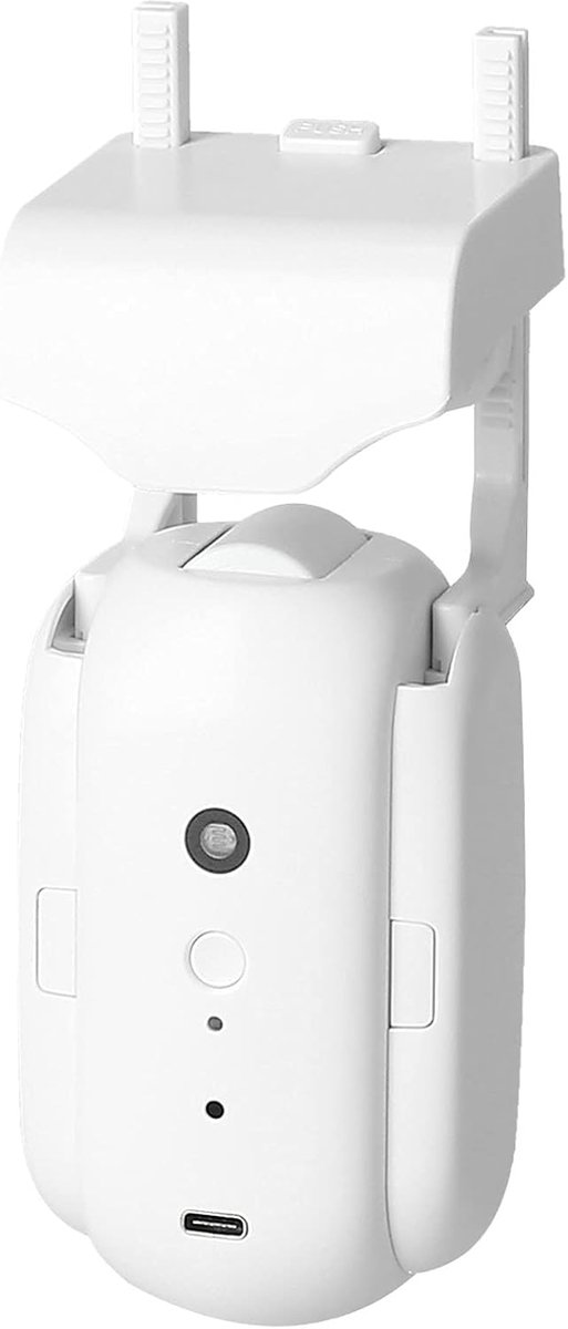 Intelligente Gordijnopener - Gordijnrobot Motor - Automatisch Openen Sluiten - Met Sensor Functie - 21 x 17 cm - Wit