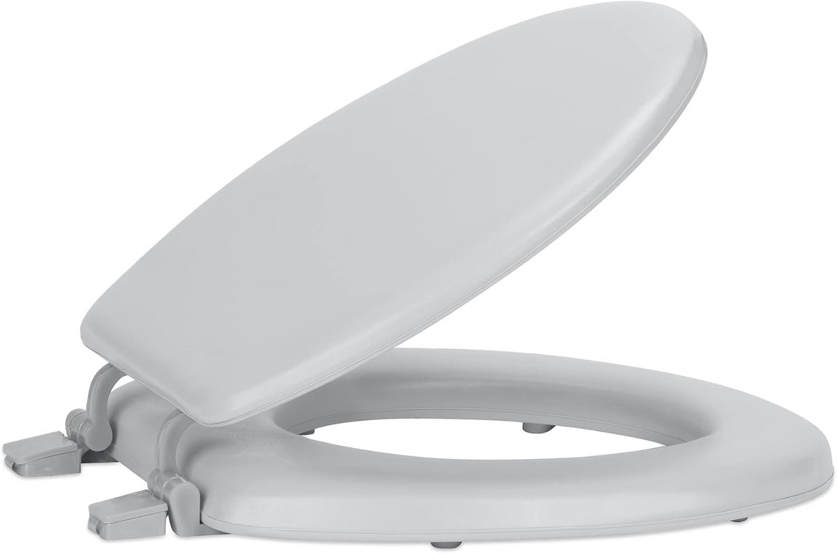 Toiletzitting - Zachte Deksel - Badkamer Comfort - Eenvoudige Installatie - Standaard Formaat - Zilver