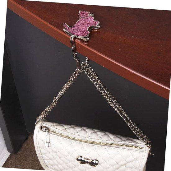 Dailygoods- Zakhouder met kattendesign - Opvouwbaar - Handtassenhouder - Tafelhouder - Robuust - Belastbaarheid 3-5 kg - Handtashouder — afbeelding 2