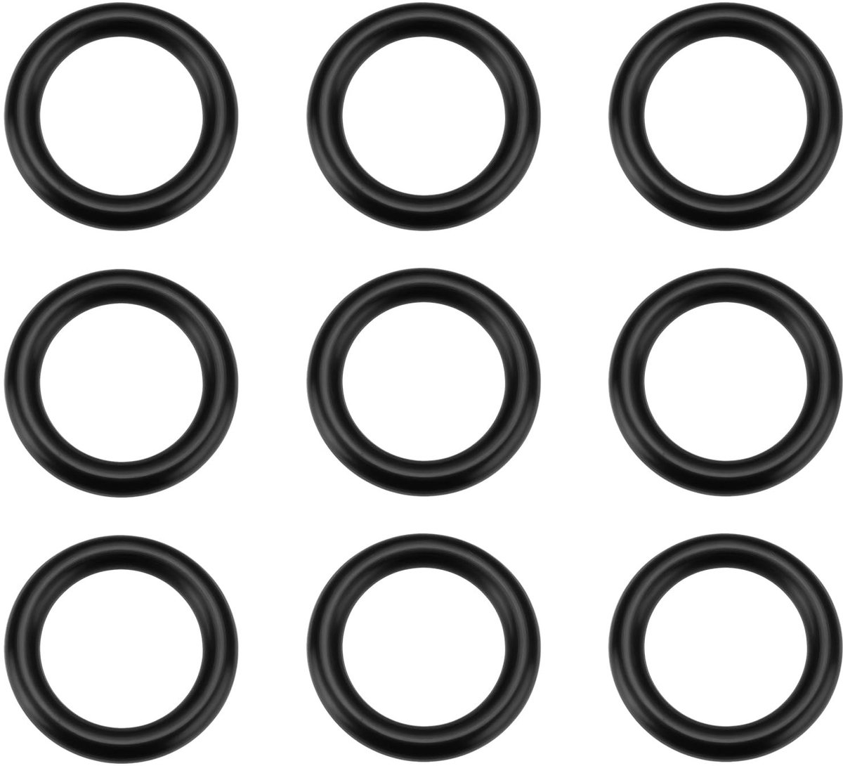 Dailygoods- O-ring 100 Stuks - Afdichtring Rubber - 1/2 Inch Irrigatiesystemen - Buitendiameter 16mm - Binnendiameter 11mm - Dikte 2,5mm