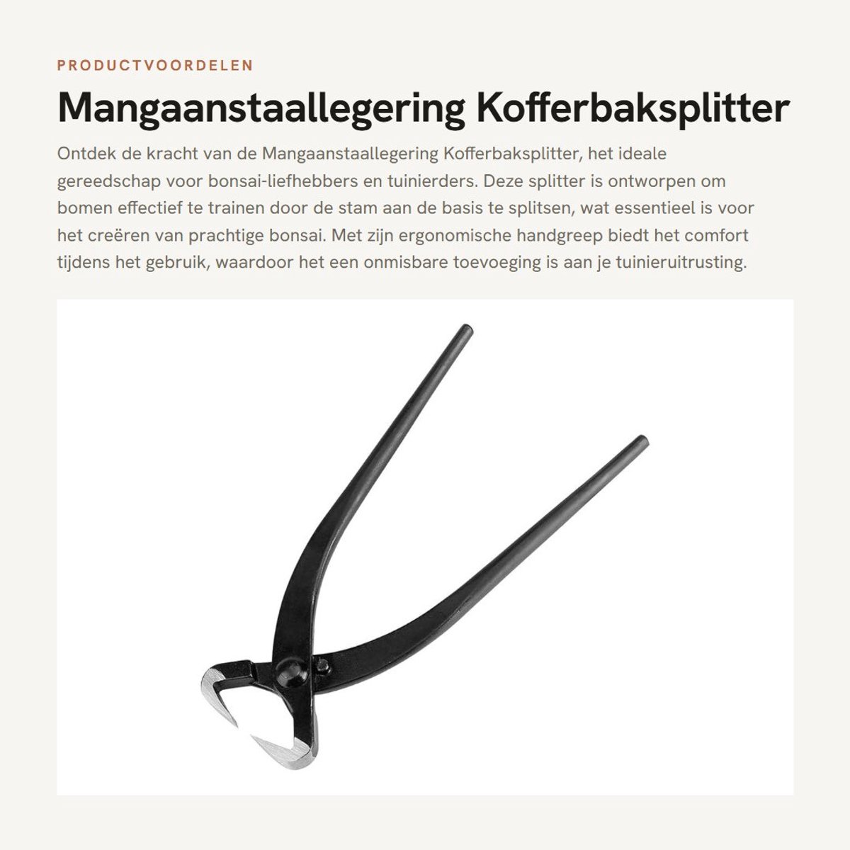 Dailygoods- Snoeischaar Professioneel - Ergonomische Handgreep - Mangaanstaallegering - Bonsai-gereedschap - Sterke Vasthoudendheid - Duurzaam Tuingereedschap