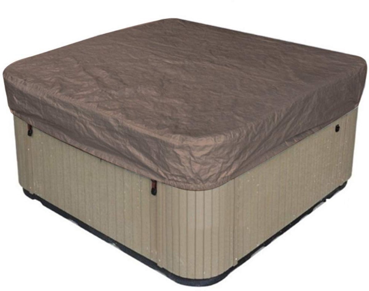 Dailygoods- Afdekking Thermisch - Opvouwbaar - Bescherming voor Spa - Waterdicht - 190T Polyester - Duurzaam en veelzijdig - Hottubcover