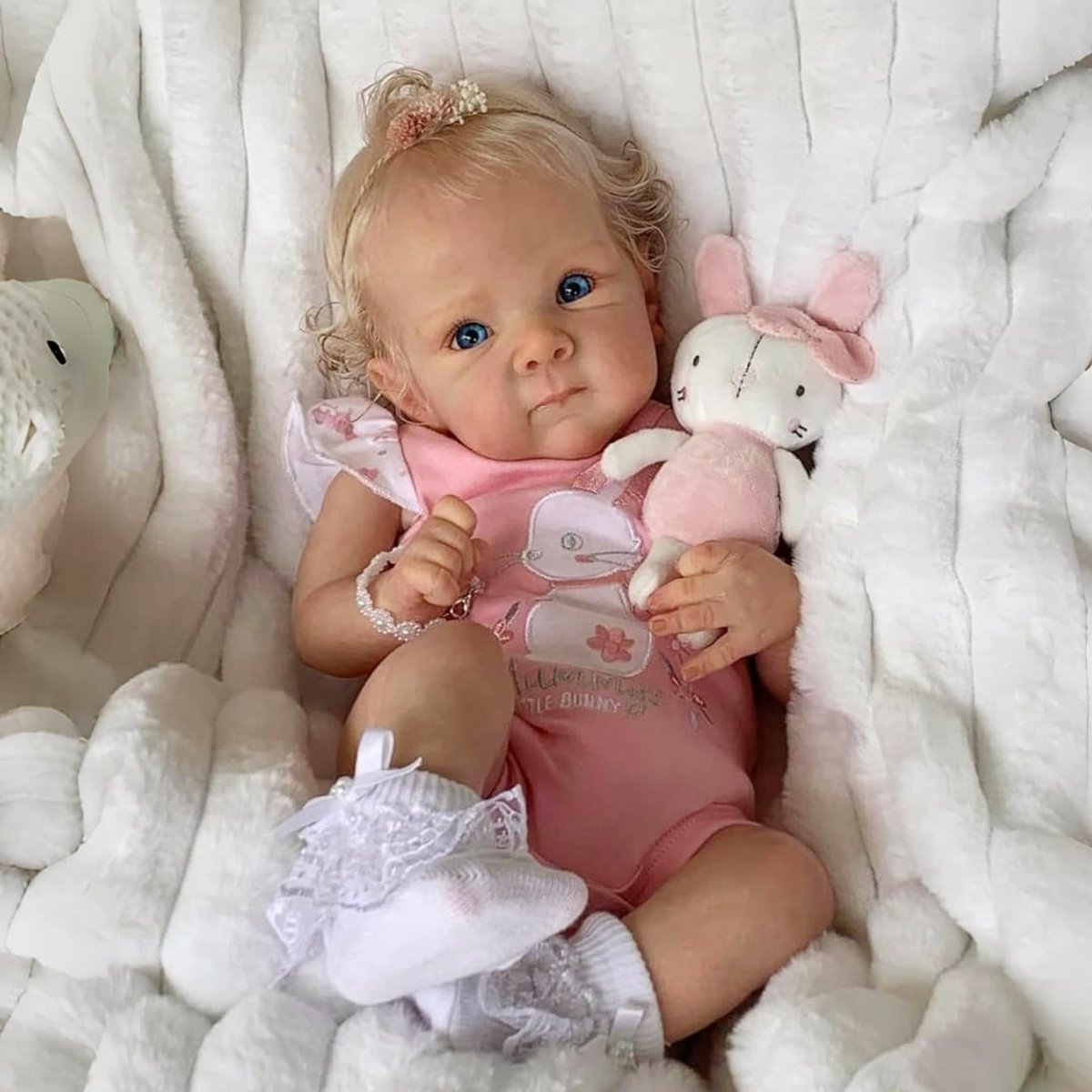 Reborn Baby Pop - Echte Baby - Cadeau Set - Zachte Stoffen Body - 50 cm - Levensgetrouw