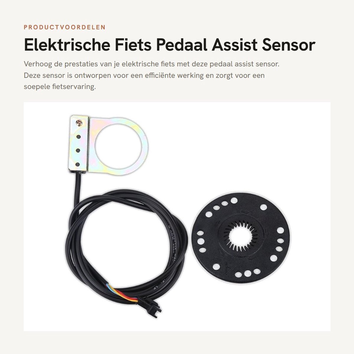 Dailygoods - Elektrische Fiets Pedaal Assist Sensor met 8 Magneten