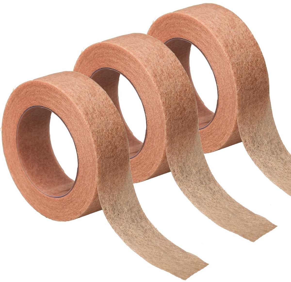 Dailygoods- Huid Tape Flexibel - Ademend - Wonddressing - Polypropyleen - 0,5 Inch Breed - 3 Stuks van 10 Yard - Medische Tape