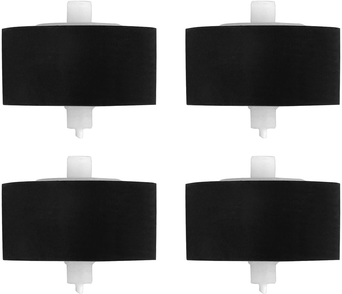 Dailygoods - Set van 4 Rubber Knijpwielen voor Videorecorders