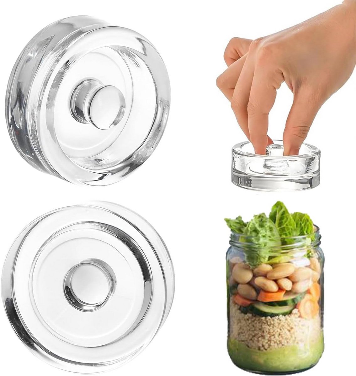 Fermentatie Gewichten - Verzwaringsstenen - Gewichten Glas - Keukengerei