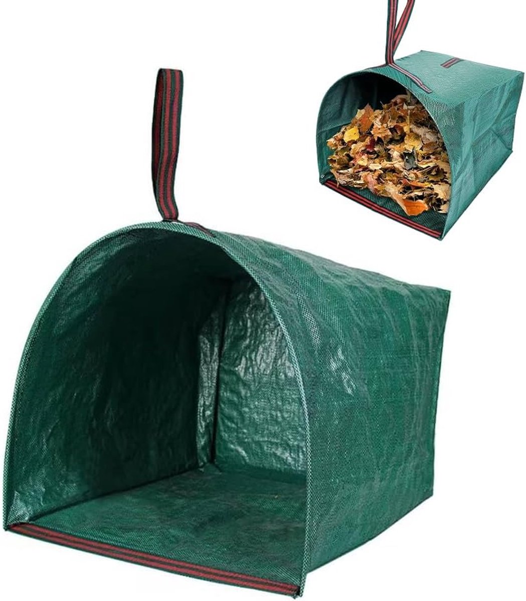 Tuinafvalzak - Tuinzak - Tuinafvalzakken - Tuinafvalzakken met handvatten - Stevig en duurzaam - Opvouwbaar - Corrosiebestendig - 150 liter - 2 stuks