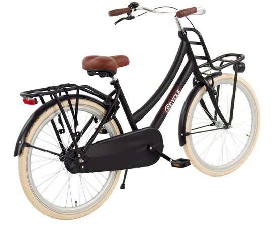 2Cycle Premium Transportfiets kinderfiets 24 inch (8 tot 10 jaar) voor Meisjes Zwart van 2Cycle — afbeelding 4