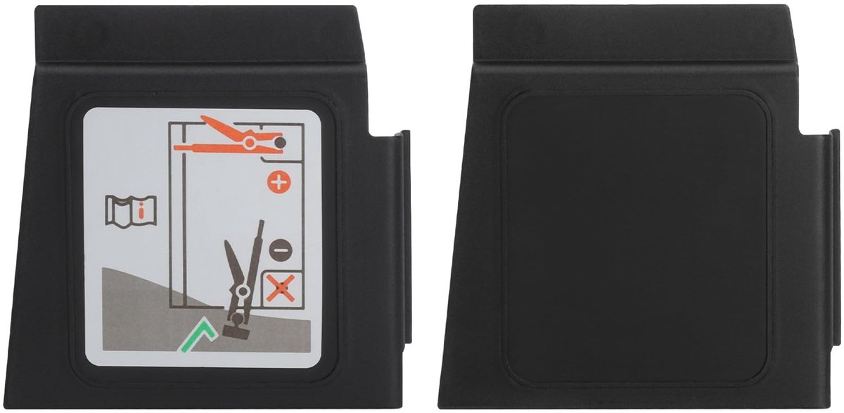 Dailygoods - Set van 2 Batterijpoolafdekkingen voor Autoaccu's