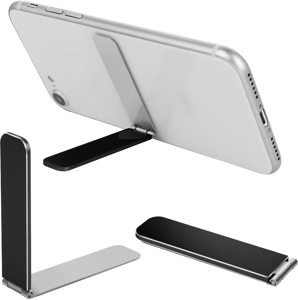 Dailygoods - Ultradunne Mobiele Telefoonhouder van Aluminium voor Tablets