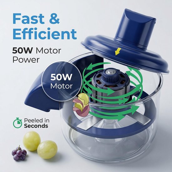 Dailygoods - Automatische Oplaadbare Schilmachine voor Fruit en Groenten van Dailygoods — afbeelding 4