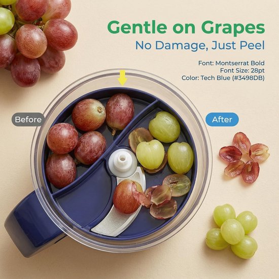 Dailygoods - Automatische Oplaadbare Schilmachine voor Fruit en Groenten van Dailygoods — afbeelding 3