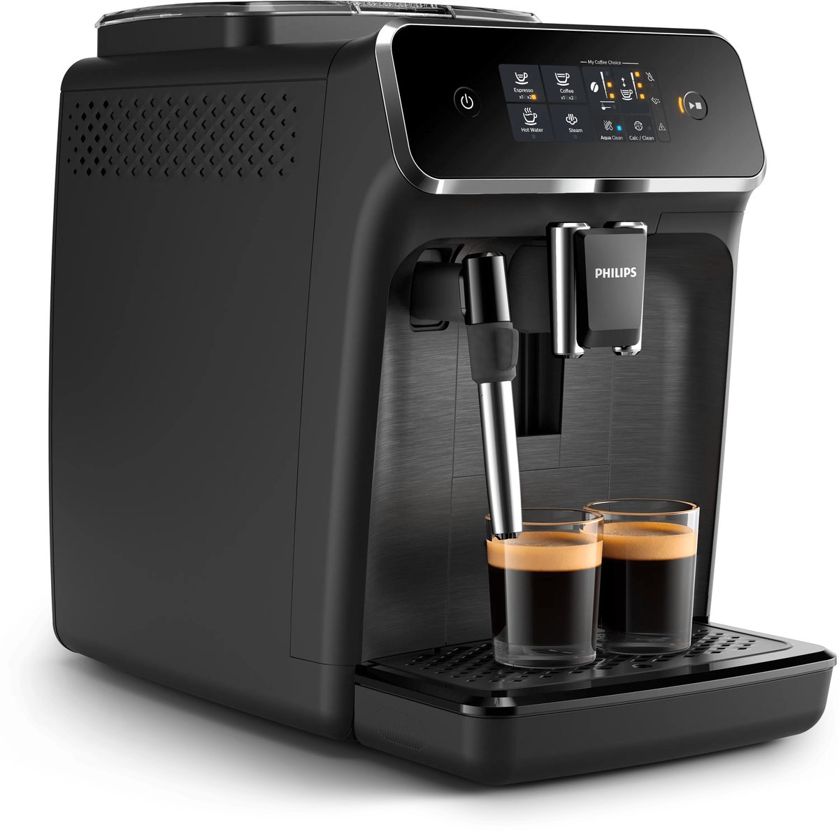 Philips 2200 Series - Espressomachine - 2 Soorten Koffie & Heet water - Melkopschuimer voor Cappuccino - Keramische molen - Volautomatisch - Zwart - Koffiemachine met bonen - EP2220/10 – foto 8