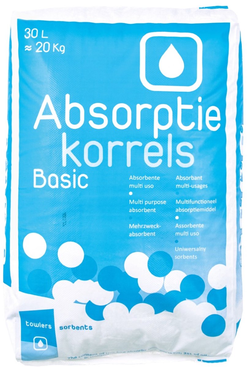 Absorptiekorrel Vloerkorrel garagekorrel 20kg Multi Sorb Superior Plus Harde Korrel 20kg (6151805757775)