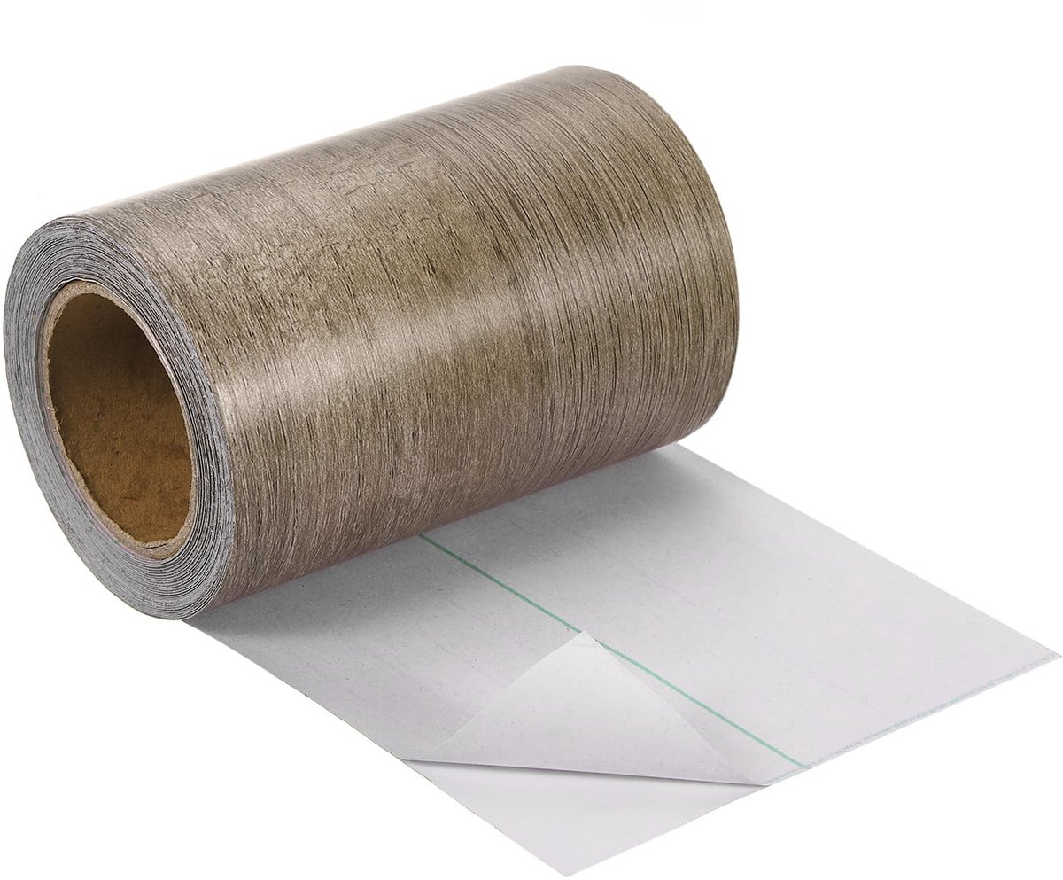 Dailygoods - QCTrial - Cosensi - Dailygoods - Cosensi - Dailygoody - Houten Structuur Reparatietape - Zelfklevend - 10 cm breed - Grijs Eiken - Meubelherstel - Ideaal voor Vloeren en Deuren