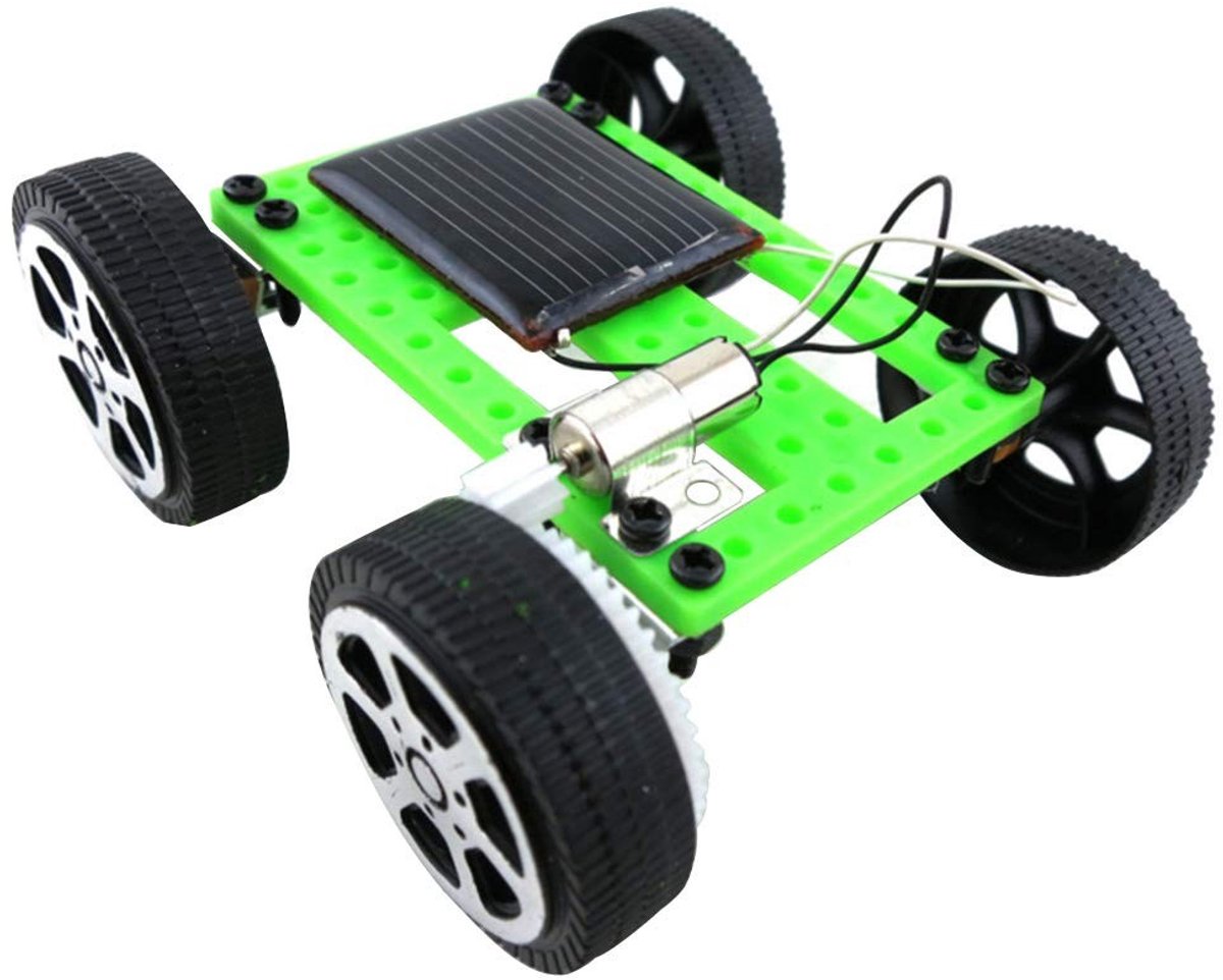 Dailygoods - Dailygoody - DIY Wetenschap Speelgoed - Zonne-energie Auto - Educatief Speelgoed - Mini Zonneauto Model - Bouwspeelgoed voor Kinderen - Geschikt voor ...