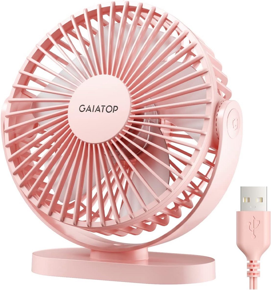 Krachtige Waaier - Mini Ventilator - Tafelventilator - Airco Verkoeling - USB