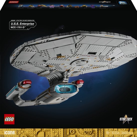 LEGO Icons Star Trek U.S.S. Enterprise NCC-1701-D